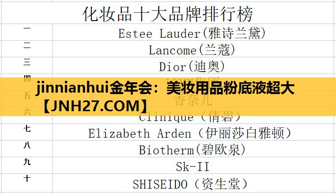 美妆用品粉底液超大